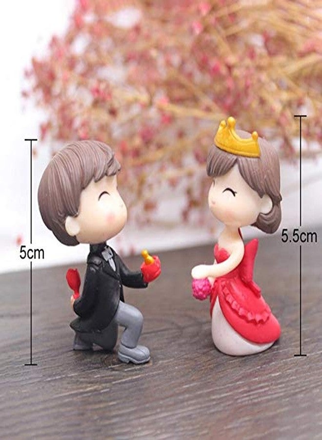 BHOOLU&GOOLU Sweety Lovers Couple Figurines Miniatures Style 6(2 Pcs Set) - Image 2